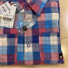 新品　ミキハウス　ダブルビー　リバーシブル 長袖シャツ 120