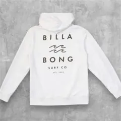 BILLABONG ビラボン 刺繍 プルオーバー パーカー白 XL