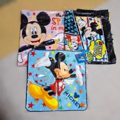 ミッキー・ミニー フェイスタオル・ハンドタオル