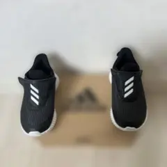 adidas スリッポン スニーカー 7K ブラック　14センチ