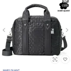 美品 MARY QUANT ボストンバッグ 大容量 ブラック