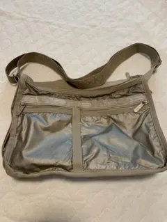 レスポートサック　ゴールド　ベージュ　ショルダーバッグ