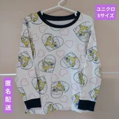 【古着】UNIQLO KIDS ディズニープリンセスパジャマトップス Sサイズ