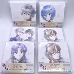 一番くじ エヴァンゲリオン　キャンバスボード　レイ　カヲル　シンジ