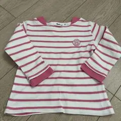 Noeil ベベ ストライプ長袖Tシャツ90