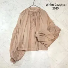 Whim Gazette ローンギャザー ブラウス ボリューム袖 25SS 綿のサムネイル