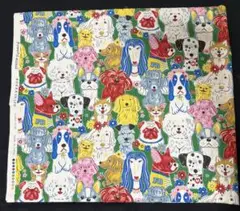 コッカ KOKKA 犬柄 綿プリント生地 約110cm幅