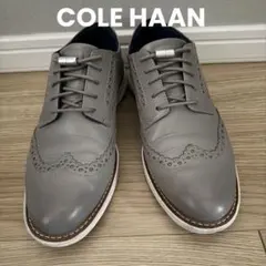 コールハーン　COLE HAAN 23.5 ウイングチップ　レザースニーカーのサムネイル