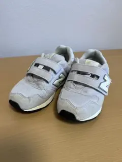 ニューバランス 313 薄いパープル スニーカー 18.5 ワイド キッズ