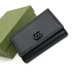 未使用✨箱付 グッチ GGマーモント コンパクトウォレット 三つ折り財布