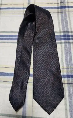 DOLCE&GABBANA ダークブラウン ネクタイ