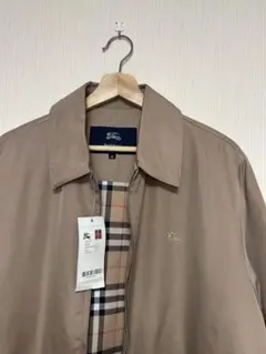 極希少】バーバリー スイングトップ ジップジャケット 金ボタン 白タグ