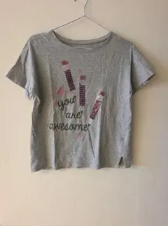Gap Kids 半袖Tシャツ グレー スパンコール 150