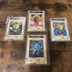 バンダイ版　遊戯王　カードダス　4枚セット