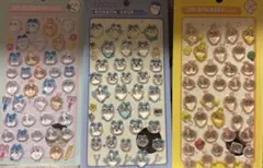 ちいかわ グッズ ボンボンドロップシール ハチワレ うさぎ ウサギ 3枚セット