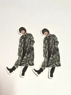 佐野晶哉 フレークステッカー 2枚セット ステッカー 早期予約特典 Runway