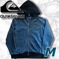 レア Quiksilver クイックシルバーフルジップジャケット M ブルー