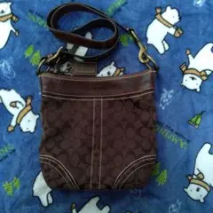 COACH コーチ　シグネチャーロゴ ショルダーバック