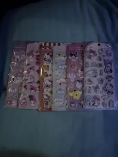 サンリオ　ジュエルマシュマロステッカーズ　6枚