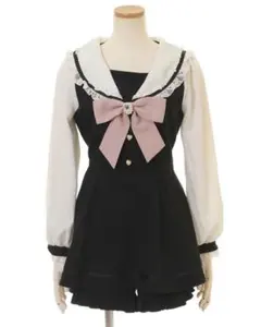 LIZLISA黒白ワンピース