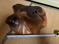 自然木製 無垢材 花台