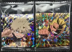 爆豪勝己pur　オールマイトpur　僕のヒーローアカデミア　ウエハース