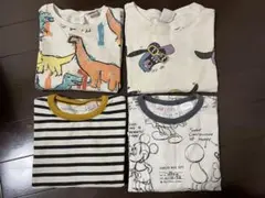 ZARA ザラ 98 2-3 恐竜 ミッキー 長袖Tシャツ