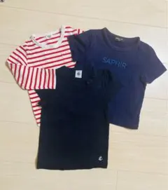 アカチャンホンポ　コムサイズム　プチバトー　シャツ３点セット