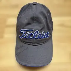 Titleist キャップ グレー 直筆サイン入り ポーラ・クリーマーのサムネイル