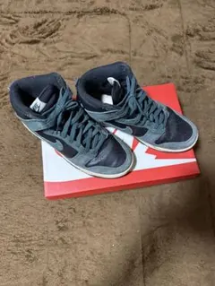 Nike ダークグレー ハイカットスニーカー