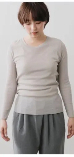 未使用　evam eva コットンプルオーバーのサムネイル