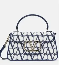 Valentino ラフィアホワイト ショルダーバッグ今季品 - メルカリ