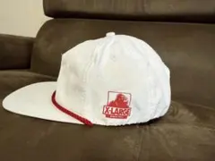 X-LARGE キャップ ホワイト/レッドのサムネイル