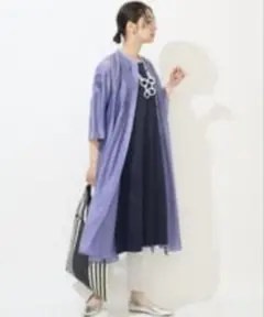 新品　ハウスオブロータス　シフリー刺繍ロングガウン　パープル 新品 ハウスオブロータス シフリー刺繍ロングガウン パープル - メルカリ