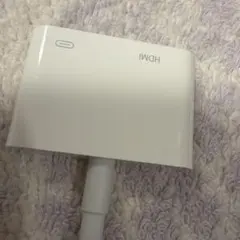 純正品★iPhone HDMIアダプター Lightningコネクタ ホワイト