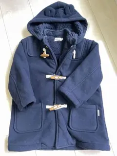 ダッフルコート ネイビー フード付き