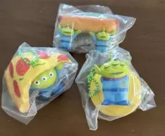 エイリアン　だいすきフード　ホットドッグ　ピザ　ドーナツ　リトルグリーンメン