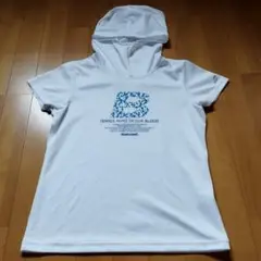 バボラ フード付きホワイトTシャツ