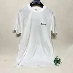 DanKnit Tattoo Tシャツ Lサイズ ホワイト 綿100% 日本製