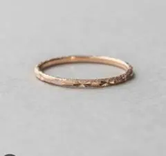 ete エテ k10 クレールカットリング11号ピンクゴールド