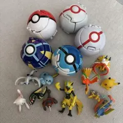 ポケモン フィギュアとボールセット