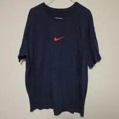 NIKE スウッシュロゴ Tシャツ ネイビー