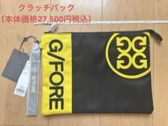 G/FORE クラッチバッグ ブラック×イエロー G/FORE クラッチバッグ ブラック×イエロー - メルカリ