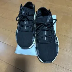 アルベロベロ ニットスニーカー 花柄 ブラック S サイズ 22.5cm - メルカリ