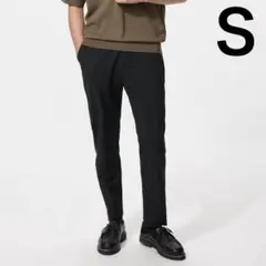 【新品】ユニクロ　スマートアンクルパンツ / ウルトラストレッチ　ブラック　Ｓ