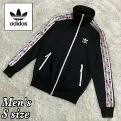 新品 adidas アディダス ジャージ フラワー オリジナル 刺繍 - メルカリ