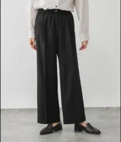 グローバルワーク　あったかスッキリイージーパンツ/580794　XSブラック