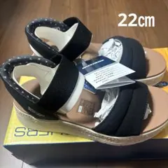 SKECHERS BOBS スケッチャーズ　22センチ　ブラックのサムネイル