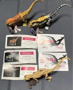 海洋堂　チョコラザウルス タルボサウルス3種セット