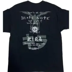 海外限定 日本未発売 DEATH NOTE デスノート Tシャツ キラ 黒　Lのサムネイル
